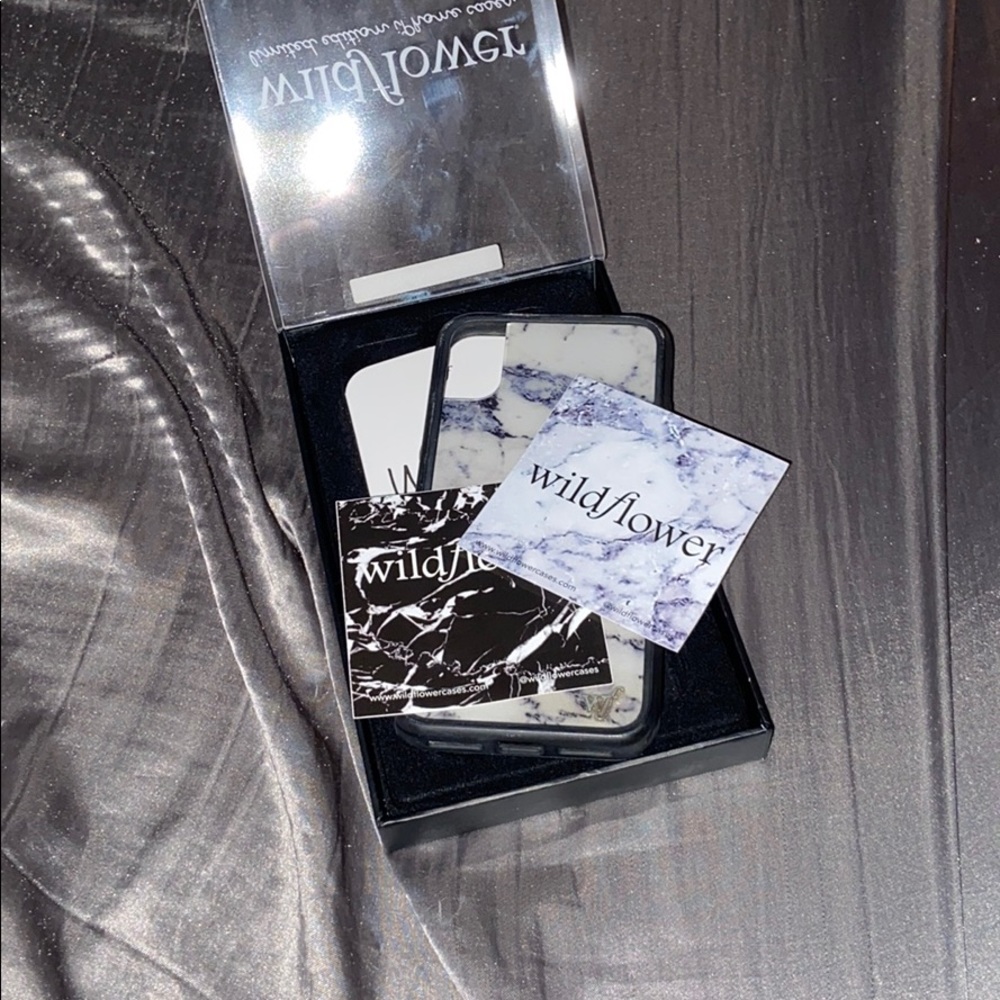 marble iphone x wildflower case